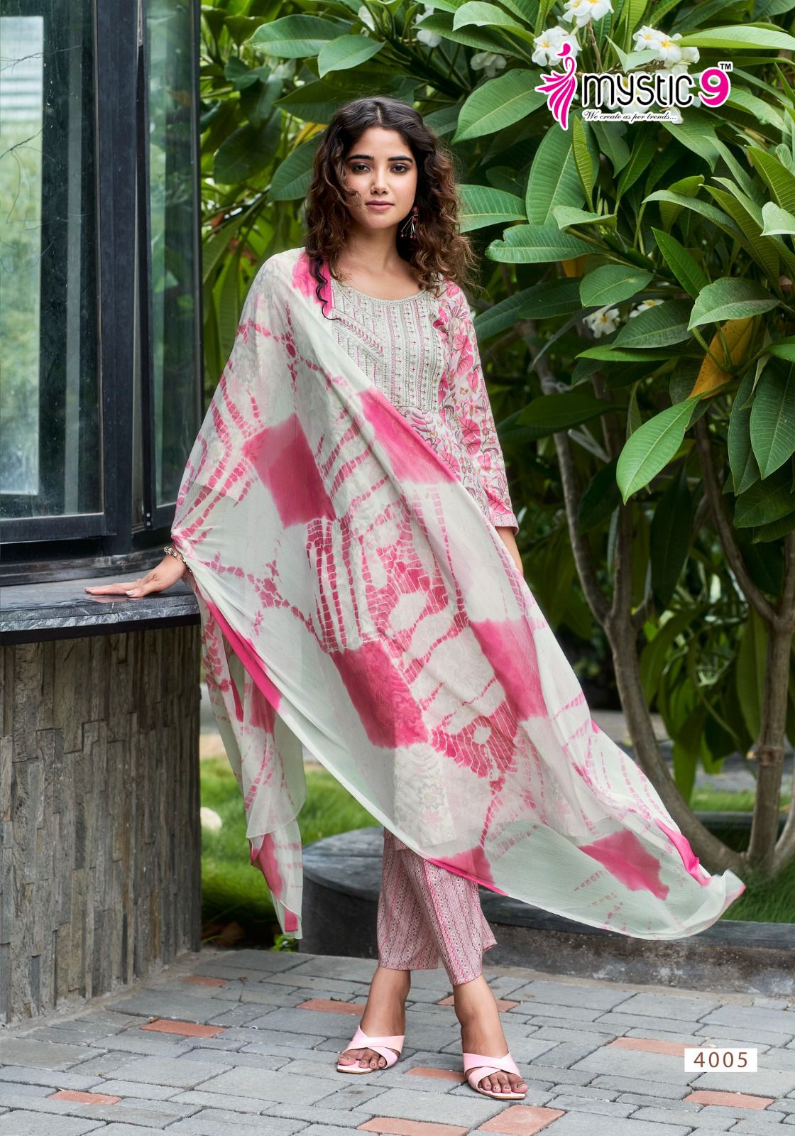 Shagun Vol 4 By Mystic 9 Rayon Foil Printed Kurti With Bottom Dupatta Wholesalers In Delhi